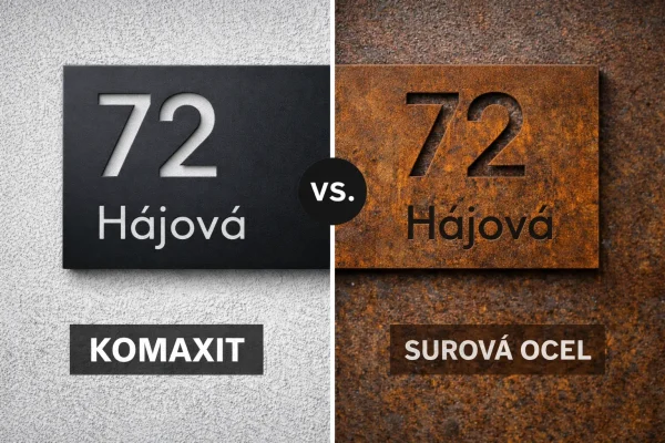 komaxit vs. cortenová ocel jako povrchová úprava