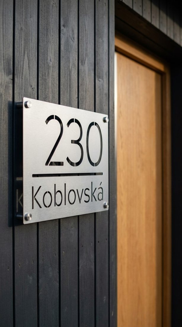 Domovní cedule ARCHLINE 230 Koblovská